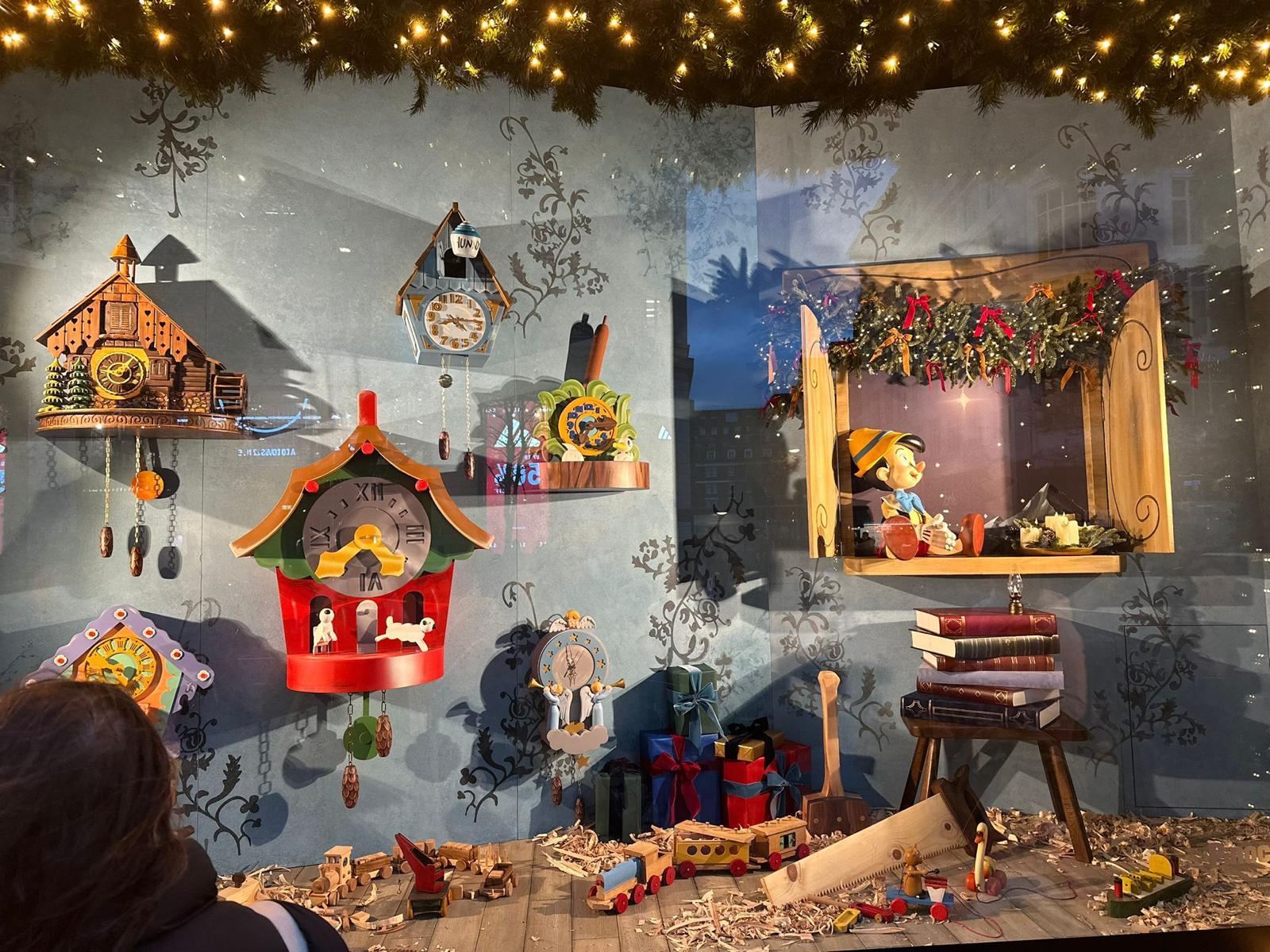 Disney Lights and Selfridges Windows